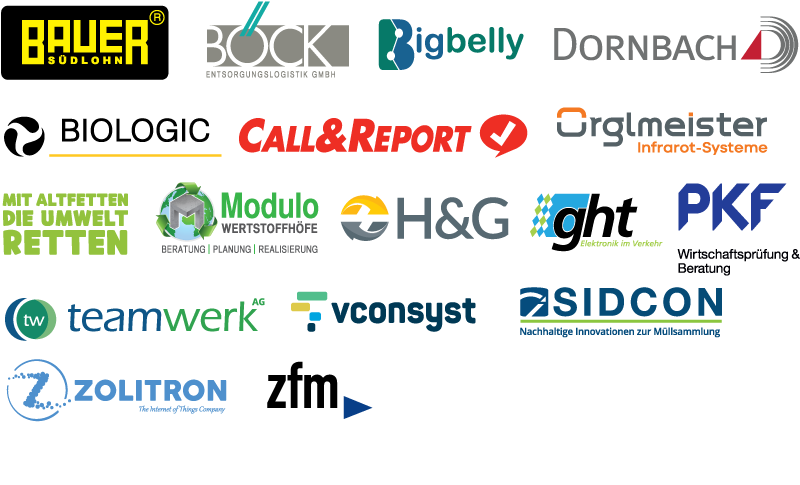 Logos der Aussteller der Landesfachtagung in Nordrhein-Westfalen